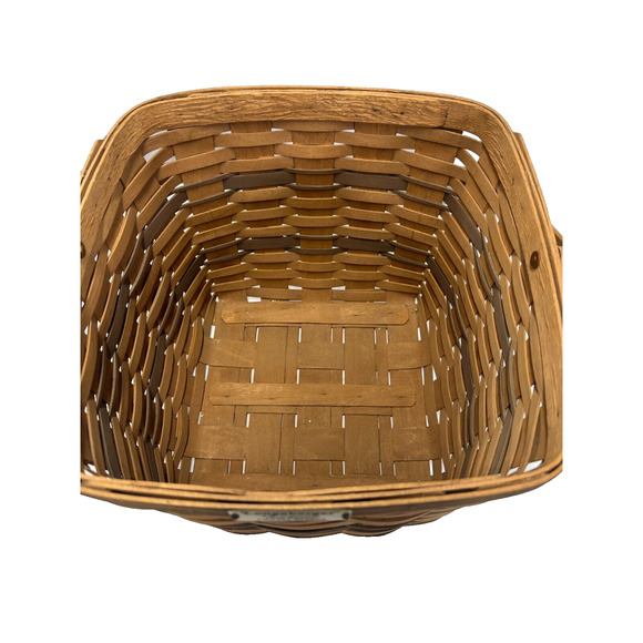 1986 Longaberger JW Collection Two Pie Basket 12"L x 12"W x 10"H - Picture 3 of 4